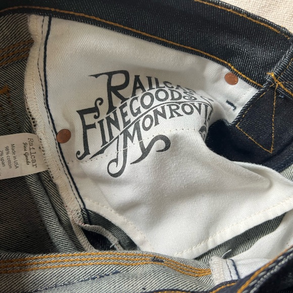 Railcar women raw denim selvedge jeans size 25 - almost new - Picture 4 of 6